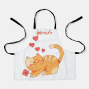 Buscar kitten delantales Amante del gato