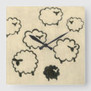 Buscar ovejas negras relojes de pared Animal