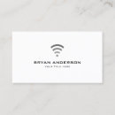 Buscar wifi tarjetas de visita Ordenador