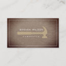 Buscar carpenter tarjetas de visita Leñador