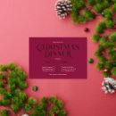 Buscar elegante invitaciones de navidad Minimalista