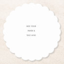 Buscar imprimible posavasos Logotipo  moderno editable imprimible