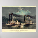 Buscar barco de vapor posters Rueda de ruedas
