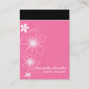 Buscar floral delicado tarjetas de visita Bonito