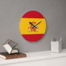 Buscar bandera españa de relojes de pared Patriota