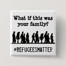 Buscar refugiado chapas Botón