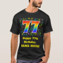 Buscar 77 camisetas 77 º cumpleaños
