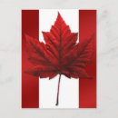 Buscar bandera de canadá postales Hoja de arce
