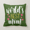 Buscar la mejor madre del mundo cojines Adorable