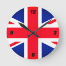 Buscar azul y rojo relojes de pared Marcar