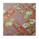 Buscar modelo japonés azulejos Rojo