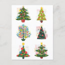 Buscar navidad retro postales Árboles de navidad
