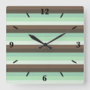 Buscar verde en colores pastel relojes de pared General y unisex