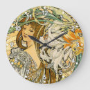 Buscar alfons mucha relojes de pared Nouveau