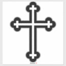Buscar jesús blanco y negro pegatinas Cruz