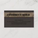 Buscar contrato tarjetas de visita Construcción