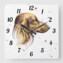Buscar delgado relojes de pared Perro