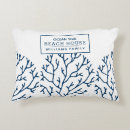 Buscar coral y azul cojines Para ellos