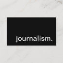 Buscar periodismo tarjetas de visita Moderno