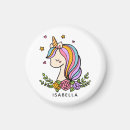 Buscar unicornios imanes Chica