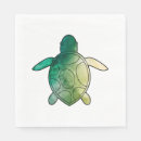 Buscar tortuga de mar verde servilletas Vida marina