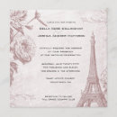 Buscar la torre eiffel boda invitaciones Invitados