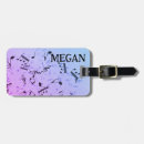 Buscar nota musical etiquetas para maletas Arrecife de trébol