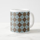 Buscar argyle azul tazas Clásico