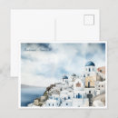 Buscar santorini grecia postales Acuarela
