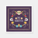 Buscar dia muertos servilletas Flores