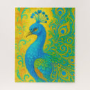 Buscar pavo real puzzles Vibrante