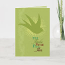 Buscar paloma de la paz tarjetas Verde
