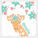 Buscar jirafa pegatinas Floral