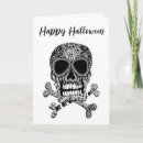 Buscar huesos cruzados tarjetas Calavera