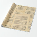 Buscar partitura papel de regalo Música
