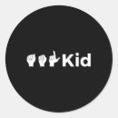 Buscar lenguaje de signos americano pegatinas Deterioro auditivo