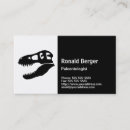 Buscar t rex tarjetas de visita Paleontólogo