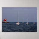 Buscar luz de la vela posters Mar