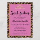 Buscar leopardo 13x18 invitaciones Rosa