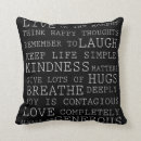 Buscar pensamientos cojines Negro