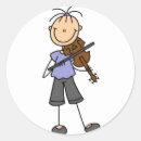 Buscar fiddle pegatinas Jugador de violín