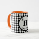 Buscar houndstooth tazas Lindo