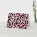 Buscar leopardo rosado tarjetas Huella de leopardo