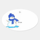 Buscar muñeco de nieve azul pegatinas Snowman