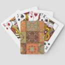Buscar patchwork barajas de cartas Rojo