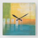 Buscar pinturas abstractas relojes de pared Moderno