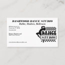 Buscar dance tarjetas de visita Baile