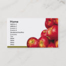 Buscar fruta roja tarjetas de visita Negocio