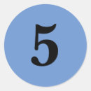 Buscar número 5 pegatinas Cinco