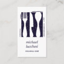 Buscar cuchillo tarjetas de visita Restaurante